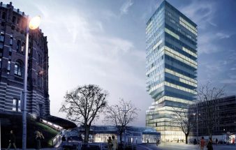 Wird ein Turm mit Hüftknick den Wiener Gasometern gerecht?