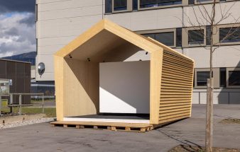 Ein Eisblock bleibt cool