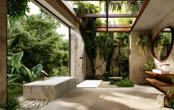 Zirkuläres Badvergnügen